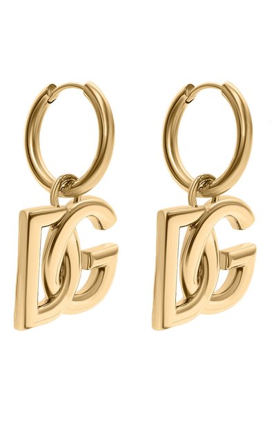 Серьги DOLCE & GABBANA золотого цвета по цене 33000 руб., арт. WEN5L2 W1111, фото 3 Серьги DOLCE & GABBANA, арт. WEN5L2 W1111, фото 3