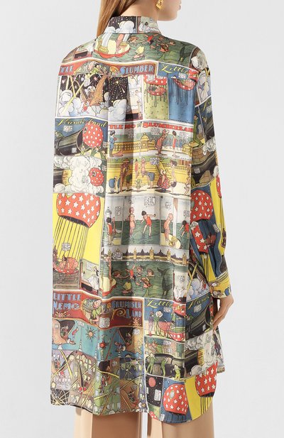 Рубашка LANVIN разноцветного цвета по цене 87550 руб., арт. RW-T0699I-4561-E20, фото 4 Рубашка LANVIN, арт. RW-T0699I-4561-E20, фото 4