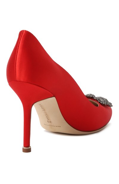 Текстильные туфли hangisi 90 MANOLO BLAHNIK, арт. 9XX-0663/SAT, фото 5