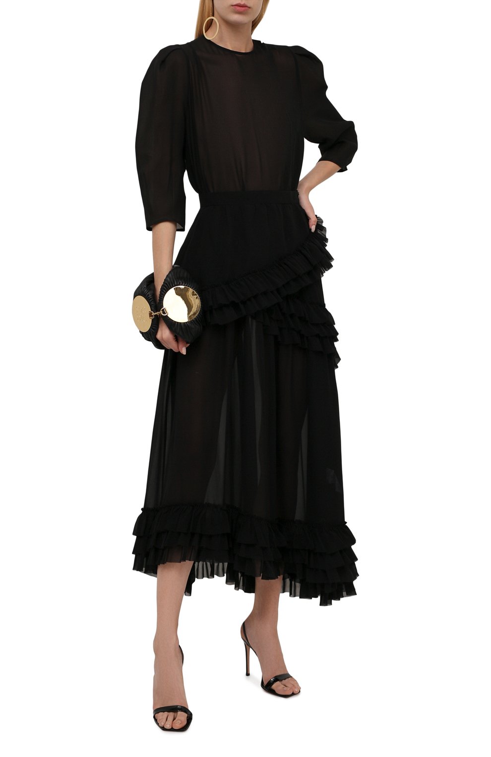 Шелковое платье ULYANA SERGEENKO, арт. ABM011SS21P 1093т21, фото 2