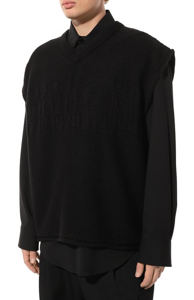 Шерстяной жилет MM6, арт. S52FB0081/S18286, фото 3