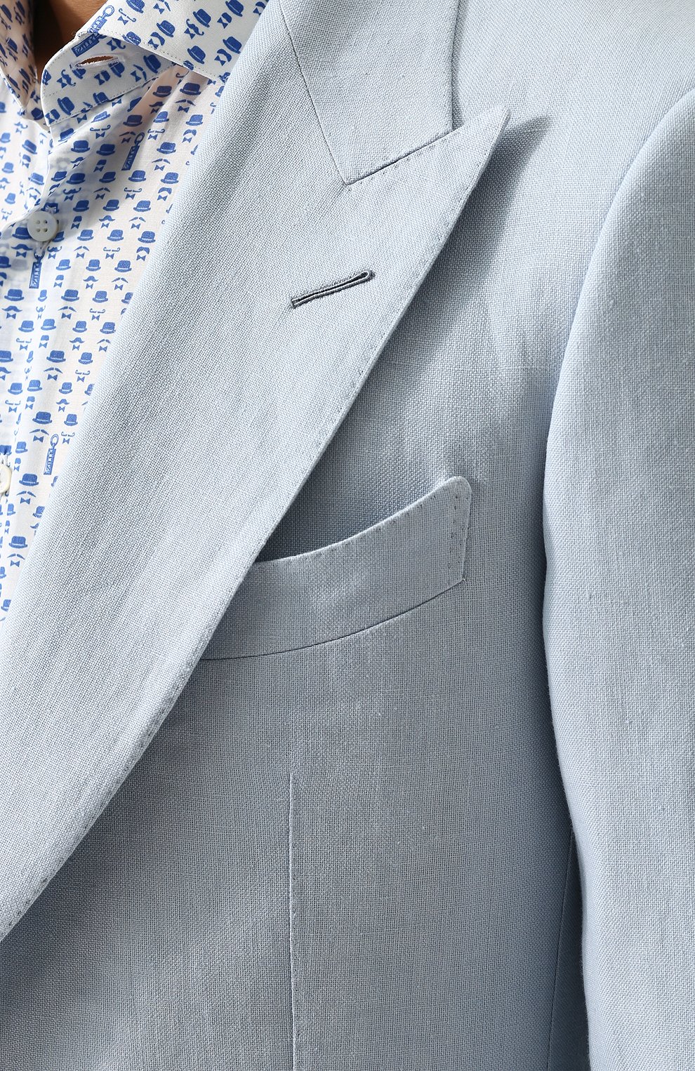 Однобортный льняной пиджак TOM FORD, арт. 373R22/15HA40, фото 5