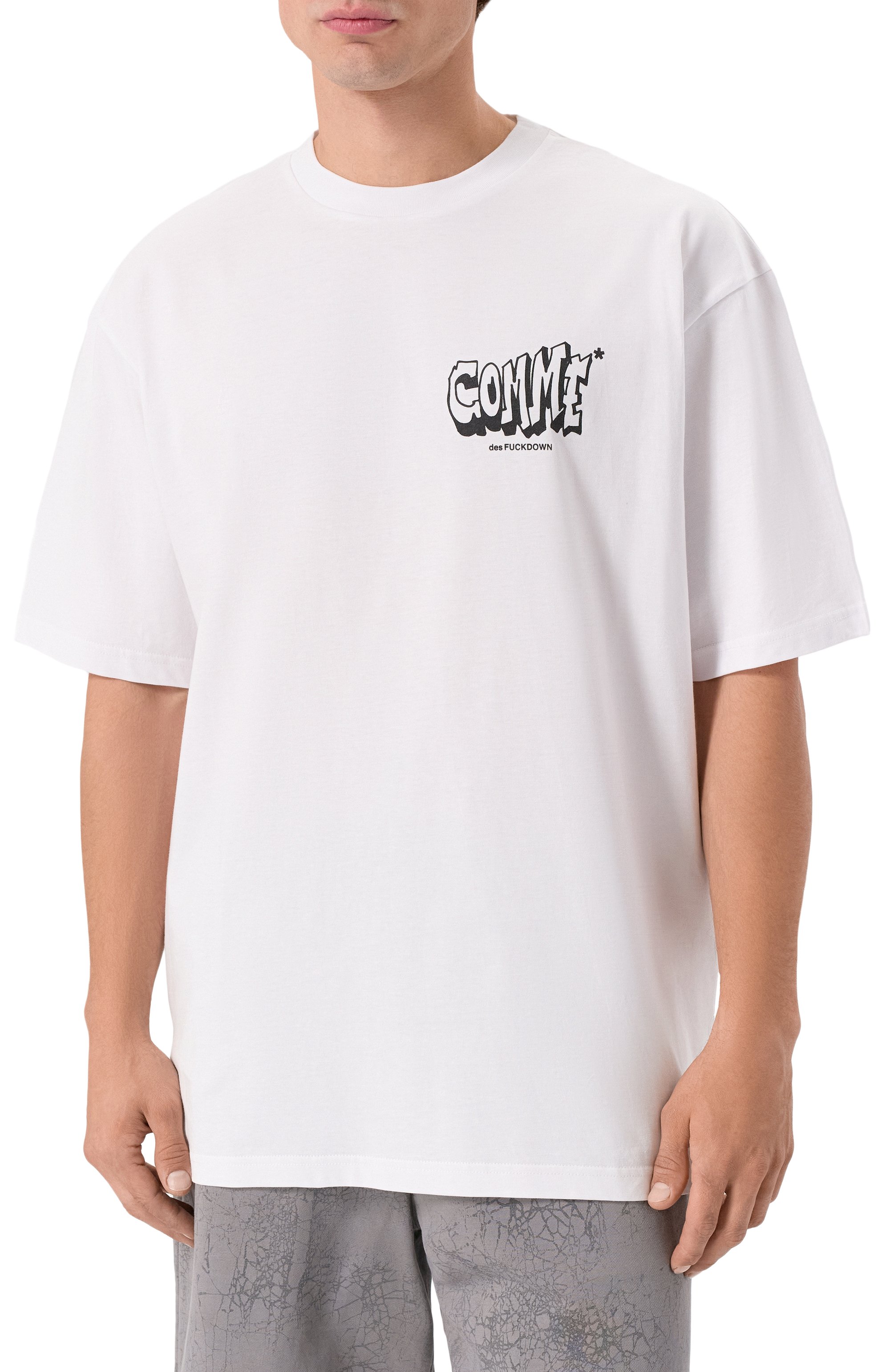 Хлопковая футболка COMME DES FUCKDOWN, арт. CFABM01784, фото 3