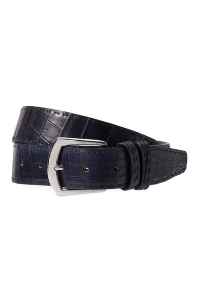 Мужской ремень кожи крокодила KITON, арт. USC6135N00102