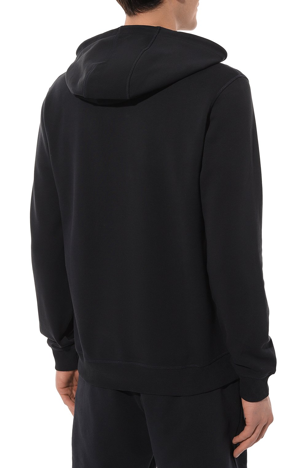 Хлопковое худи HUGO темно-синего цвета по цене 14950 руб., арт. 50458700, фото 4 Хлопковое худи HUGO, арт. 50458700, фото 4