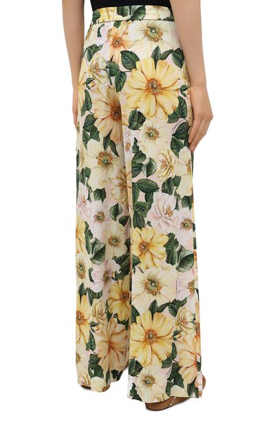 Шелковые брюки DOLCE & GABBANA, арт. FTBT3T/FSA0E, фото 4