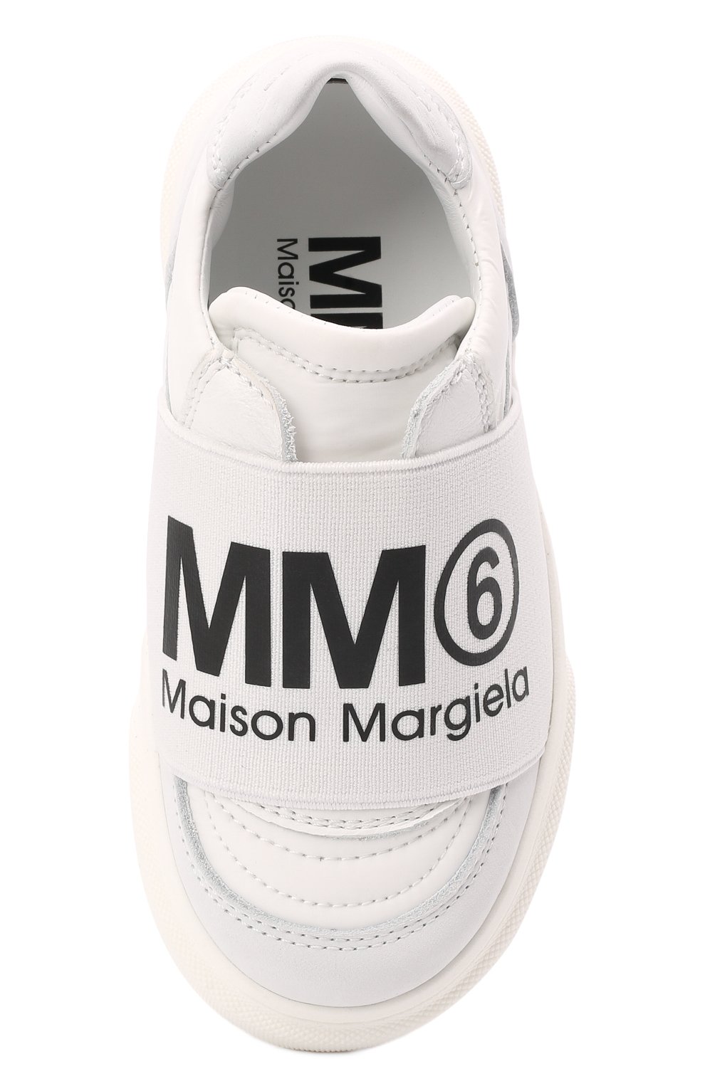 Кожаные кеды MM6, арт. 70341/M0RBID0NE/GRESSANE/KIPS/18-27, фото 4