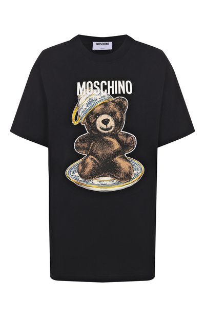 Женская хлопковая футболка MOSCHINO, арт. V0724/5541