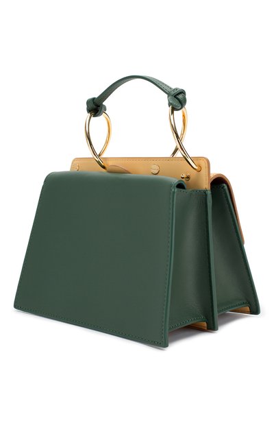 Сумка phoebe bis DANSE LENTE зеленого цвета по цене 45150 руб., арт. PH0EBE BIS/GARDEN H0NEY, фото 3 Сумка phoebe bis DANSE LENTE, арт. PH0EBE BIS/GARDEN H0NEY, фото 3