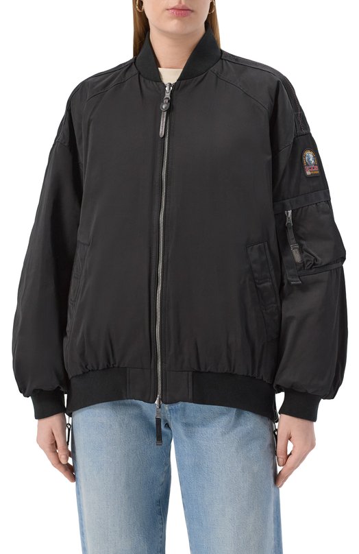 Пуховый двусторонний бомбер Parajumpers 25WMPWJKIN32 Чёрный  25WMPWJKIN32 Фото 3
