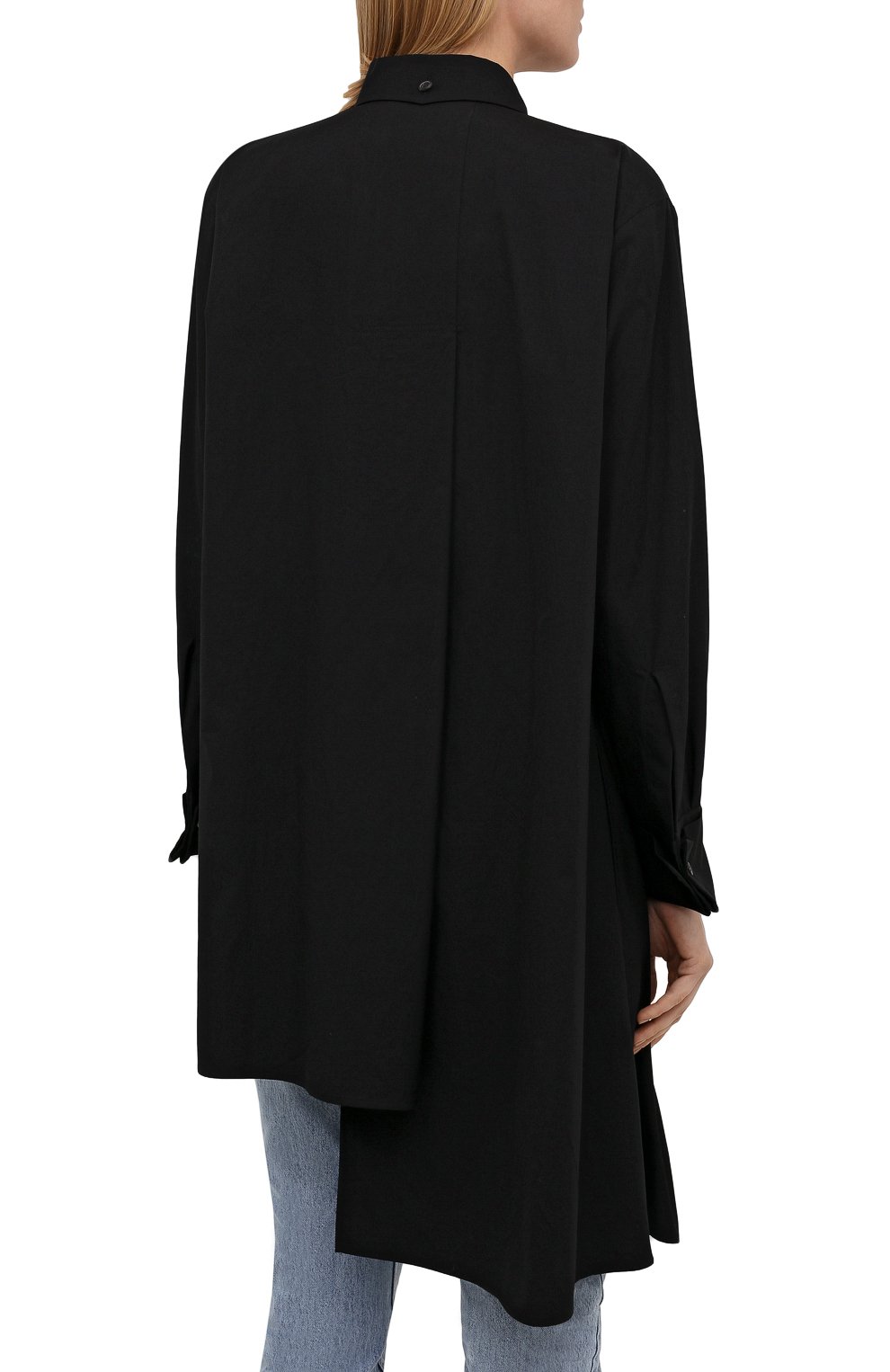 Хлопковая рубашка YOHJI YAMAMOTO, арт. FM-B51-001, фото 4