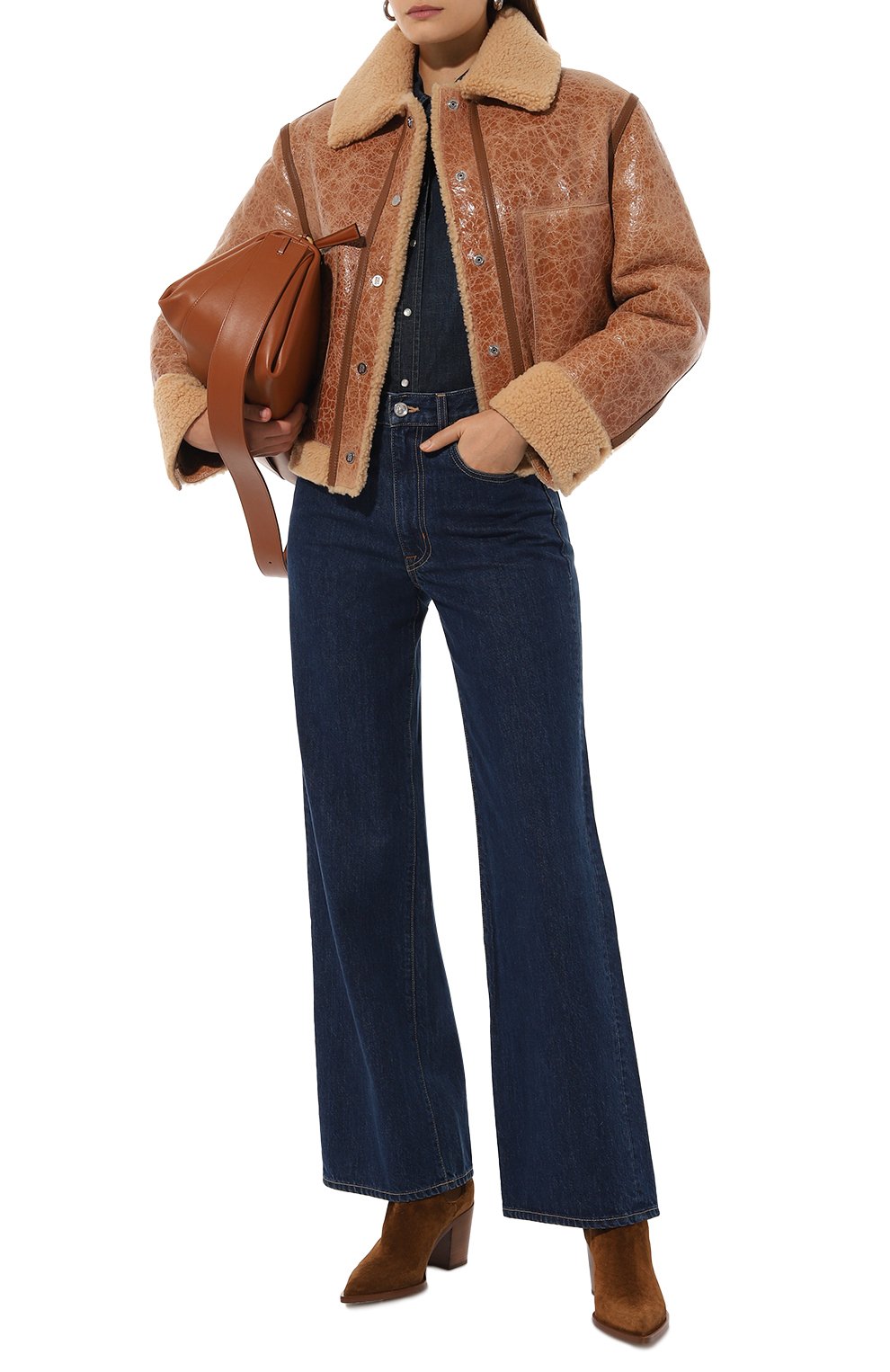 Дубленка из овчины ANNE VEST бежевого цвета по цене 254500 руб., арт. FW24/01/33944/16, фото 2 Дубленка из овчины ANNE VEST, арт. FW24/01/33944/16, фото 2