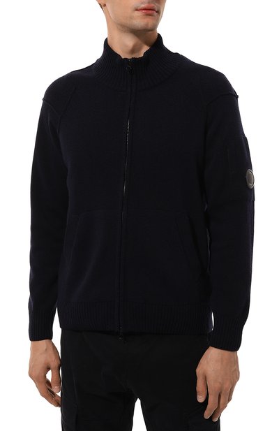 Шерстяной кардиган C.P. COMPANY, арт. 17CMKN143A110149A, фото 3