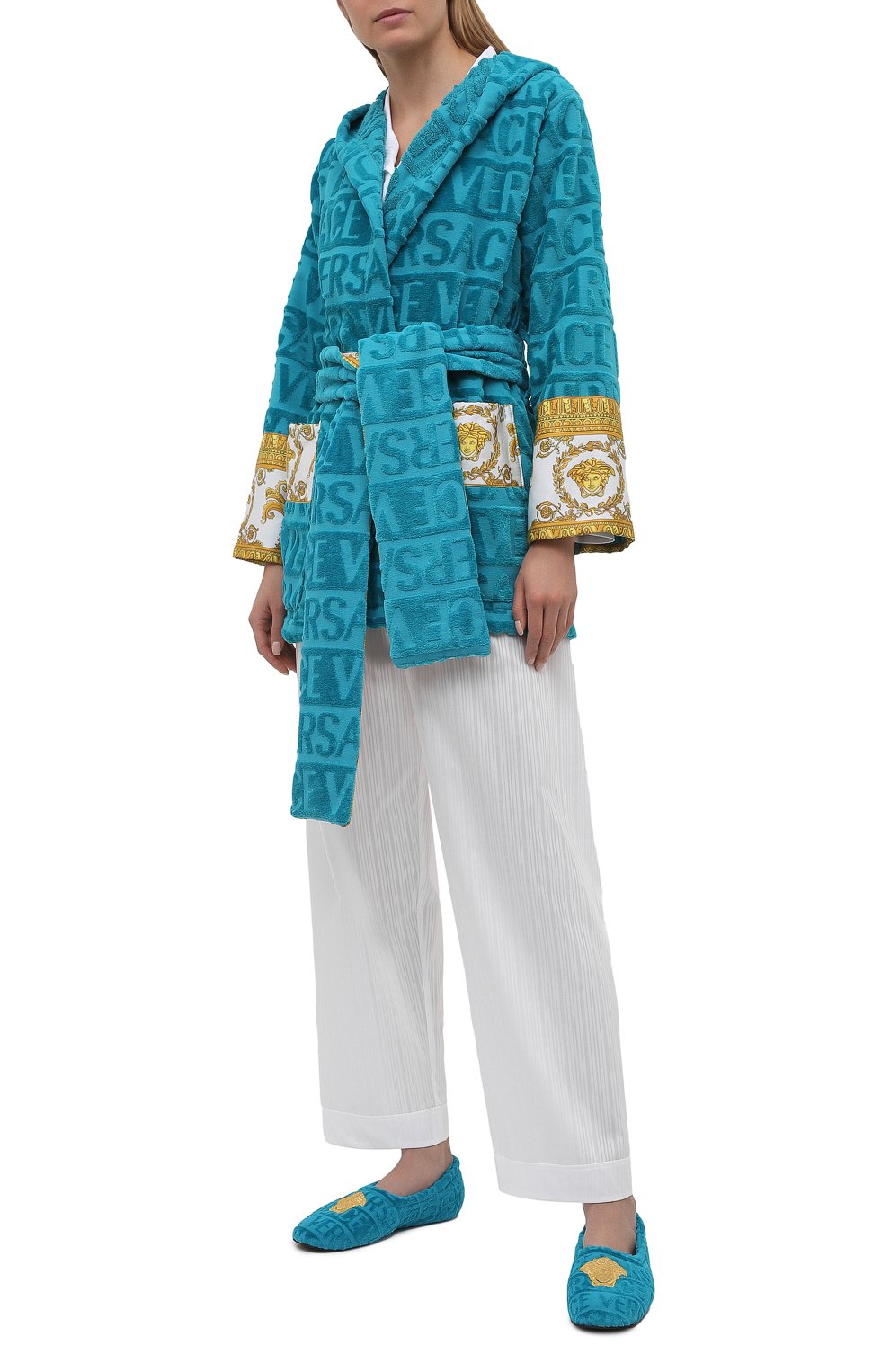 Текстильные слиперы VERSACE, арт. ZSL000001/ZC0SP052, фото 2