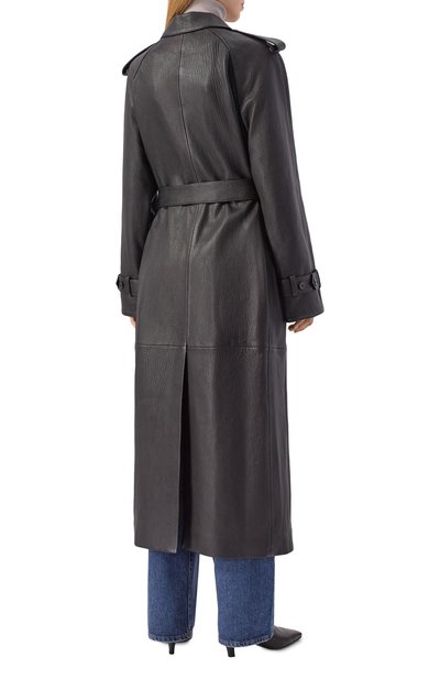 Кожаный тренч 12 STOREEZ, арт. 127368, фото 4