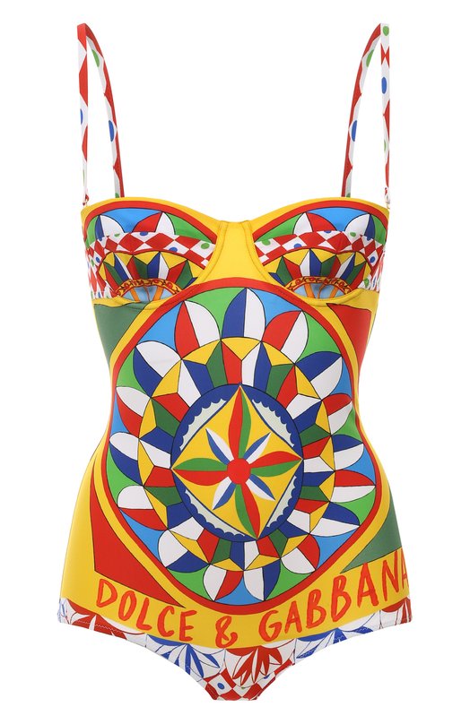 Слитный купальник Dolce & Gabbana 09A13J/0NN72 Разноцветный 09A13J/0NN72