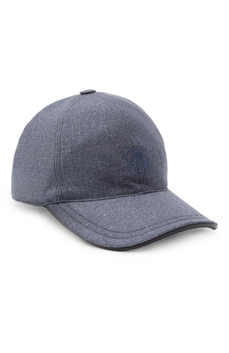 Бейсболка из шелка и шерсти CORNELIANI, арт. 250500-2529216, фото 1
