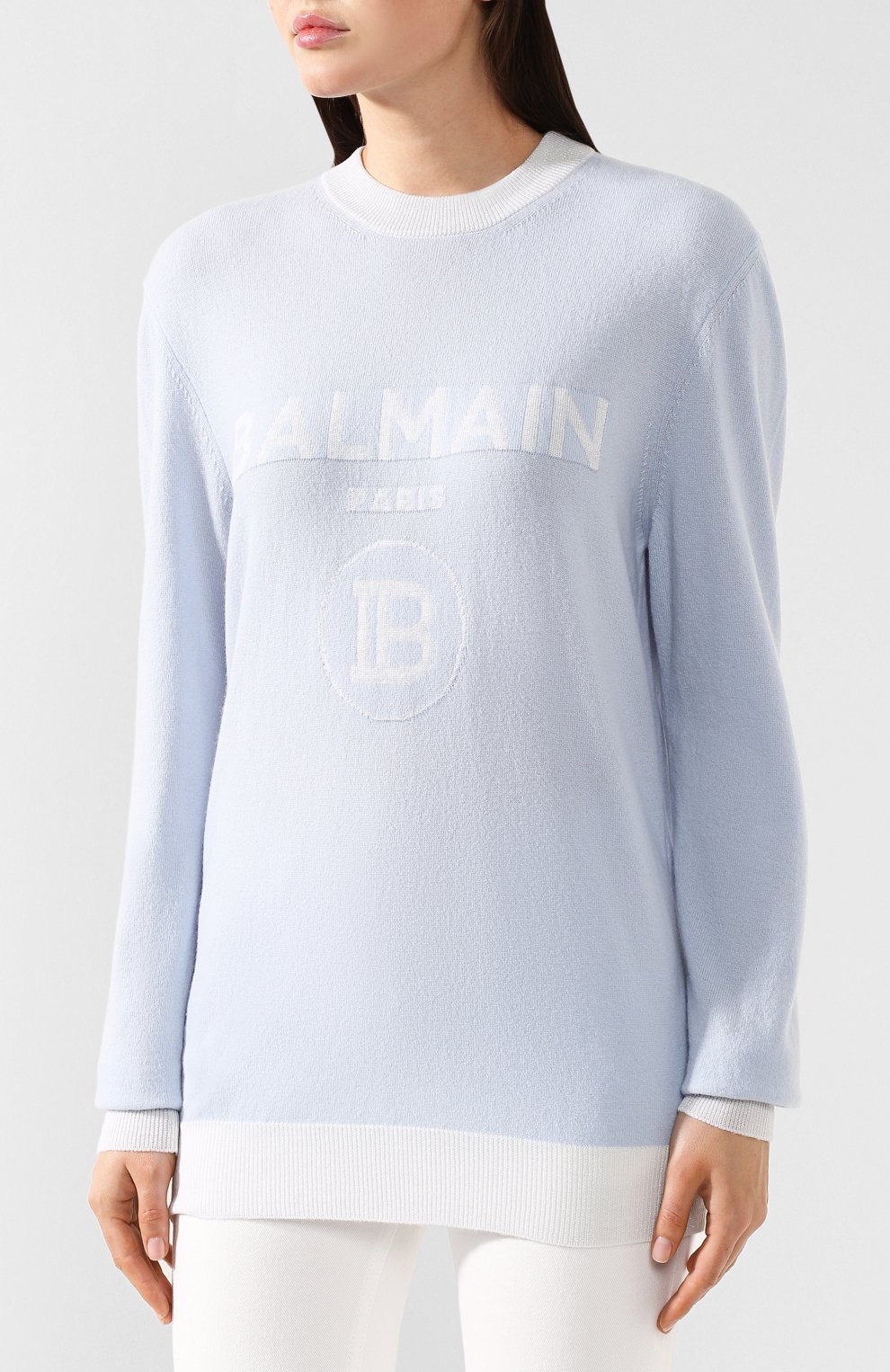 Пуловер из смеси шерсти и кашемира BALMAIN, арт. SF23110/K495, фото 3