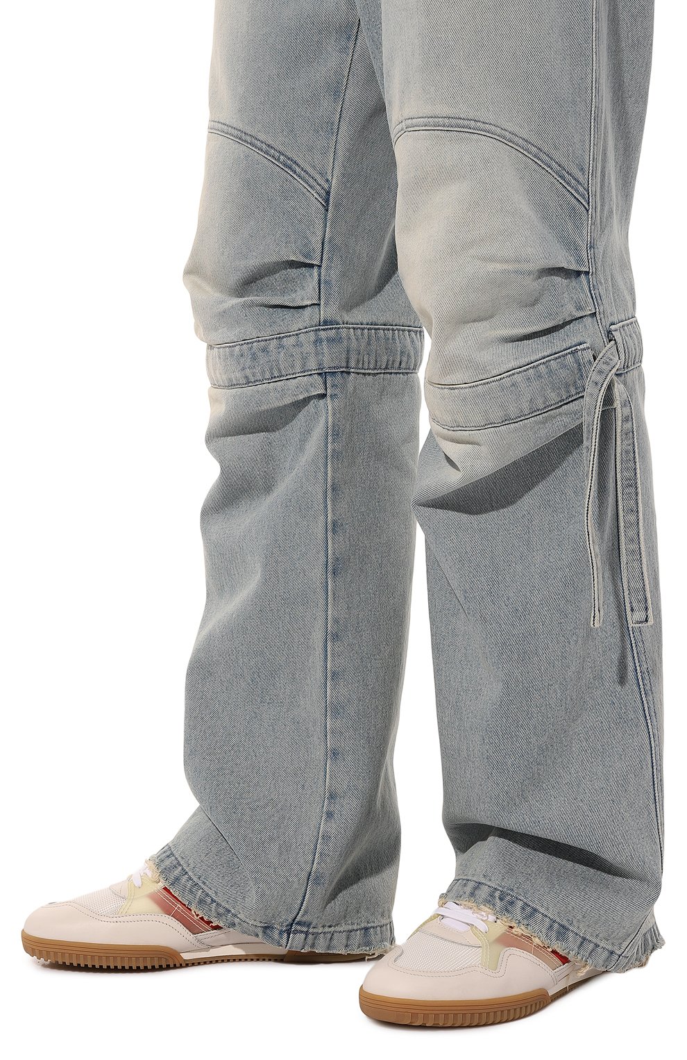 Комбинированные кеды jackson TOM FORD кремового цвета по цене 87550 руб., арт. J1348T/LCL255, фото 3 Комбинированные кеды jackson TOM FORD, арт. J1348T/LCL255, фото 3