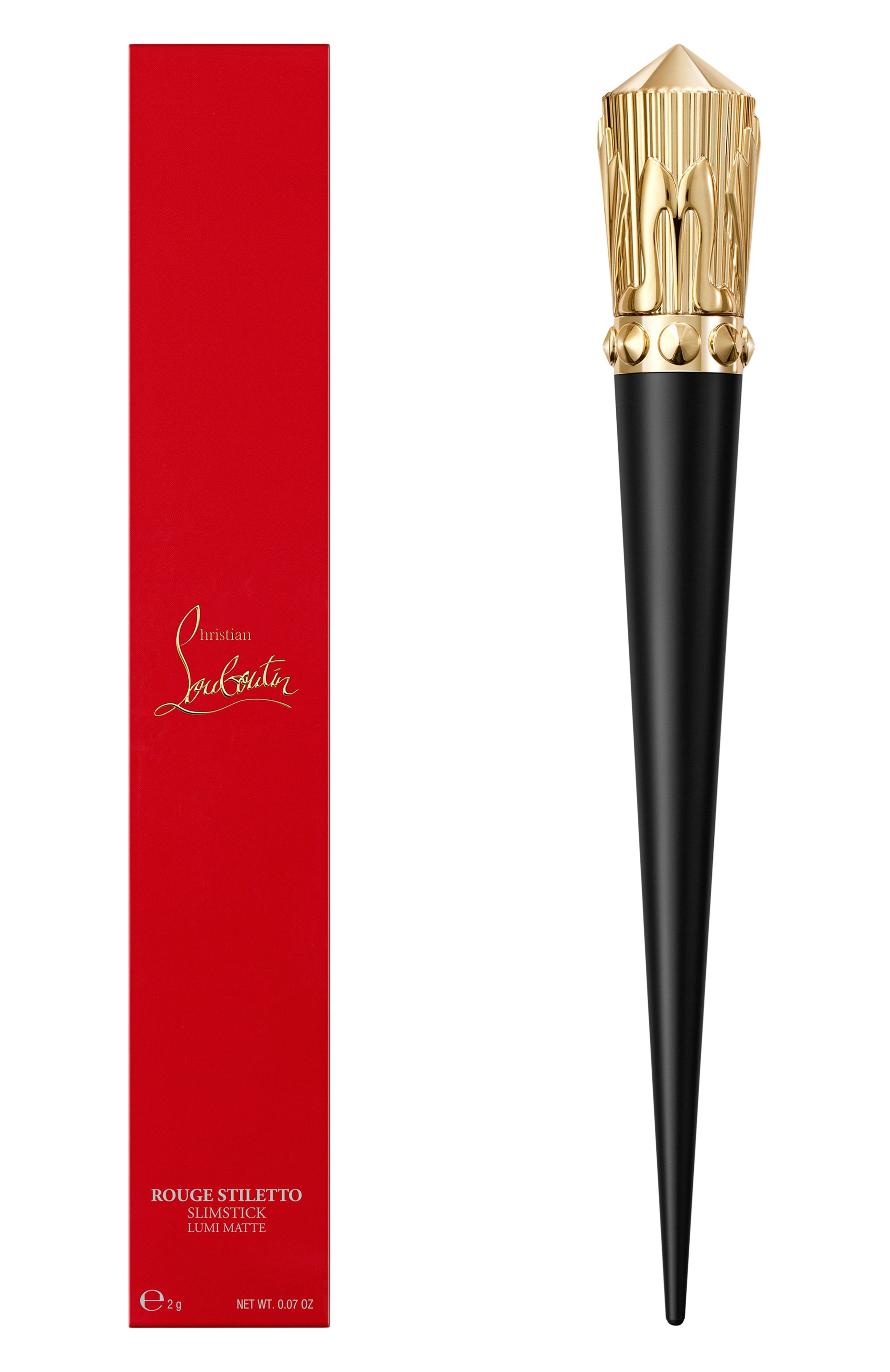 Матовая помада для губ rouge stiletto lumi matte, оттенок  dirty red 147l (2g) CHRISTIAN LOUBOUTIN, арт. 8435415077729, фото 4