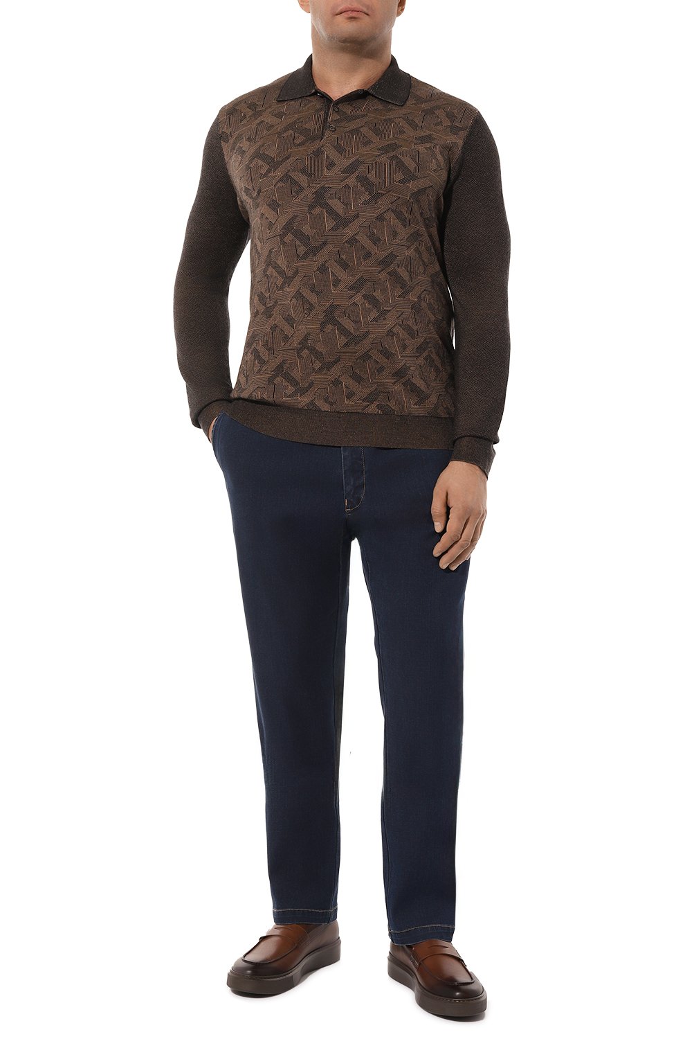 Поло из шерсти и шелка ZILLI, арт. KBP001M0230VRPP00, фото 2