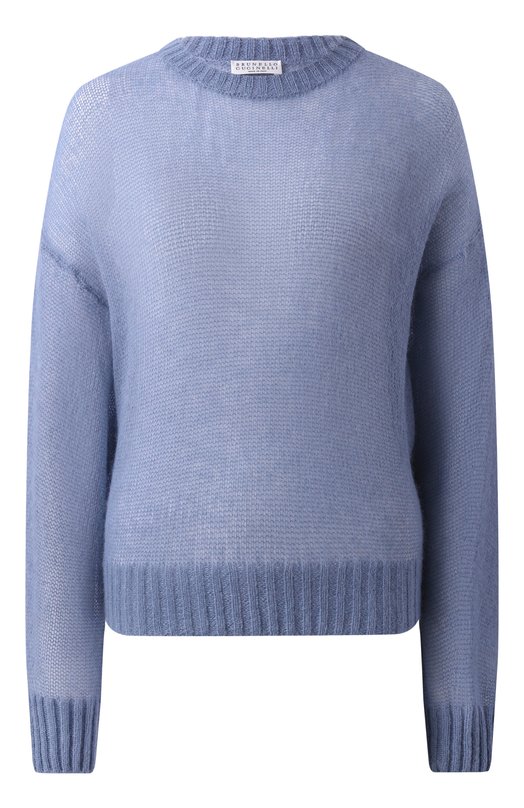 Пуловер Brunello Cucinelli M2I776830 Голубой M2I776830