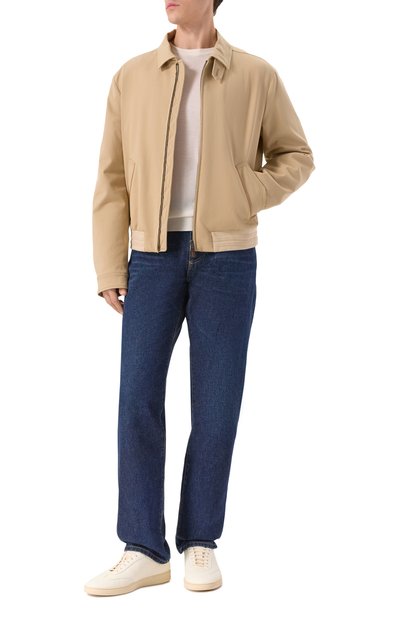 Кожаные кеды KITON, арт. USSA267N0118901, фото 2