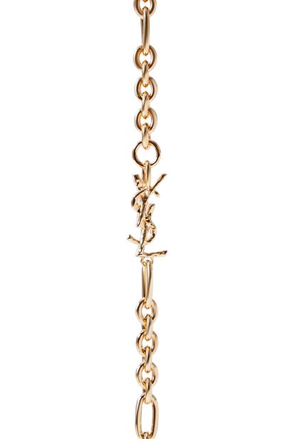 Колье SAINT LAURENT золотого цвета по цене 99500 руб., арт. A002SH/Y1500, фото 3 Колье SAINT LAURENT, арт. A002SH/Y1500, фото 3