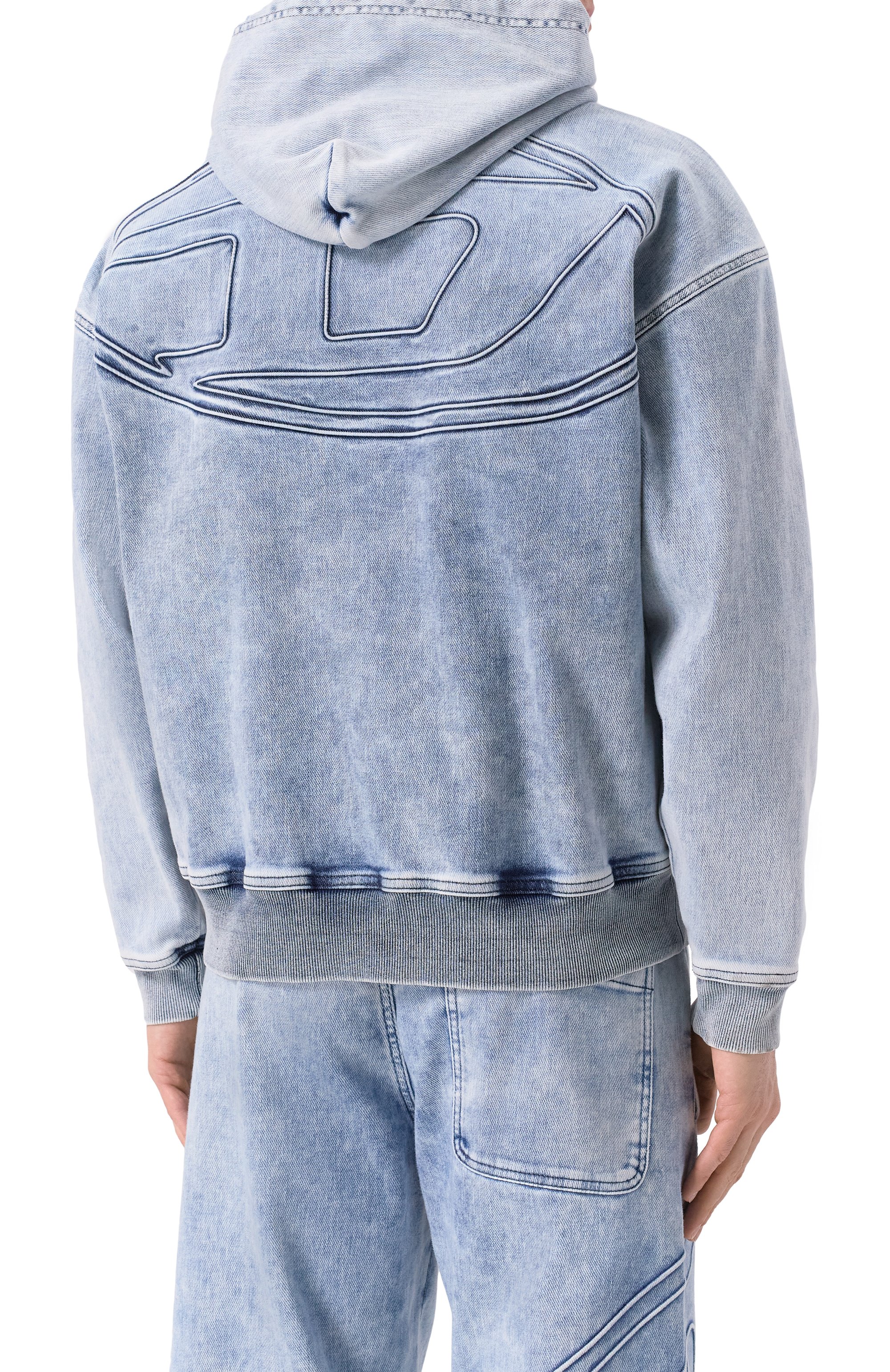 Джинсовое худи DIESEL, арт. A16259/0ABCN, фото 4