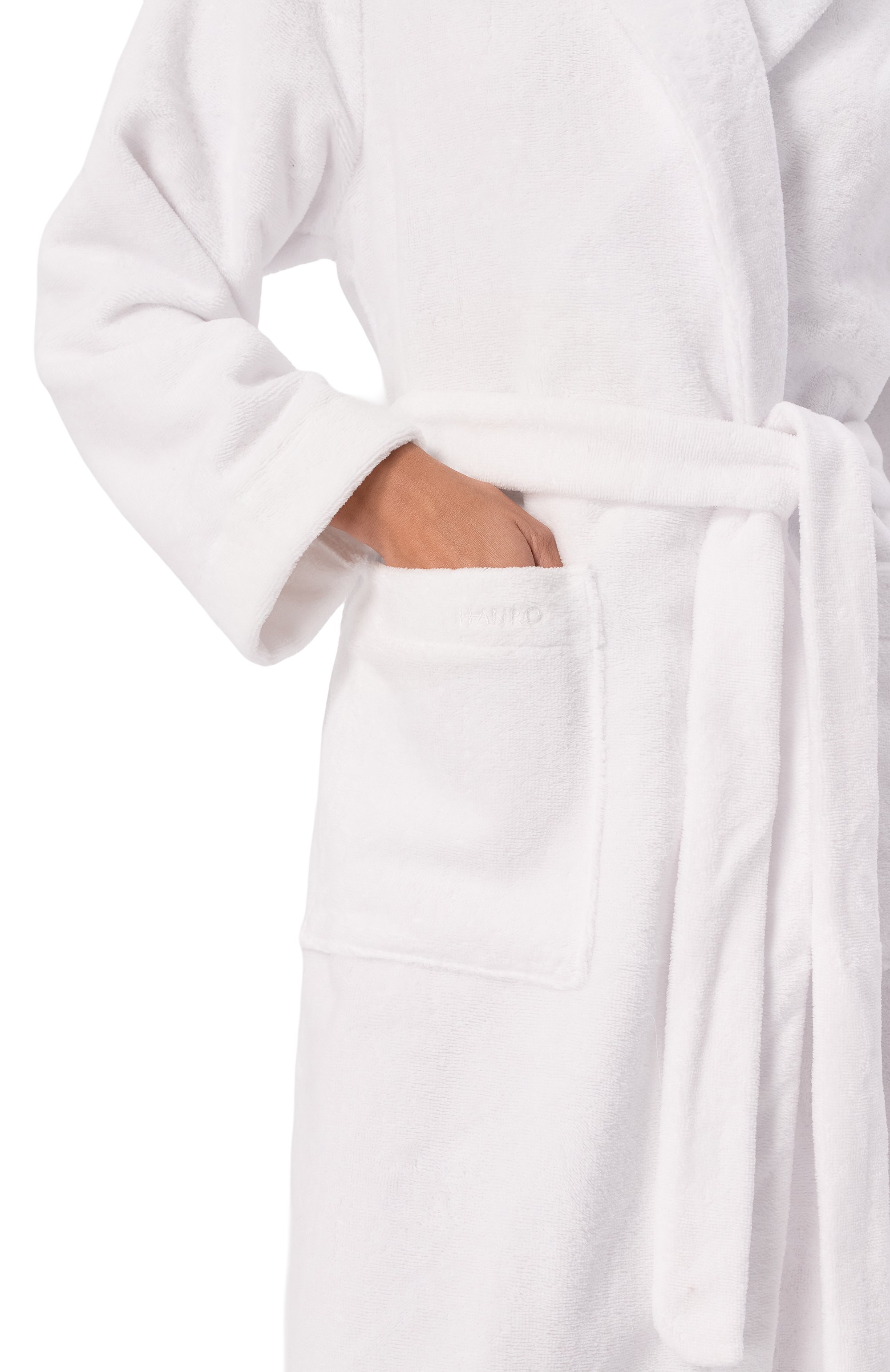 Хлопковый халат HANRO, арт. 077700, фото 4