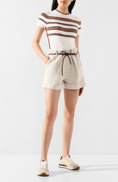 Хлопковые шорты BRUNELLO CUCINELLI, арт. M293PP5514, фото 2