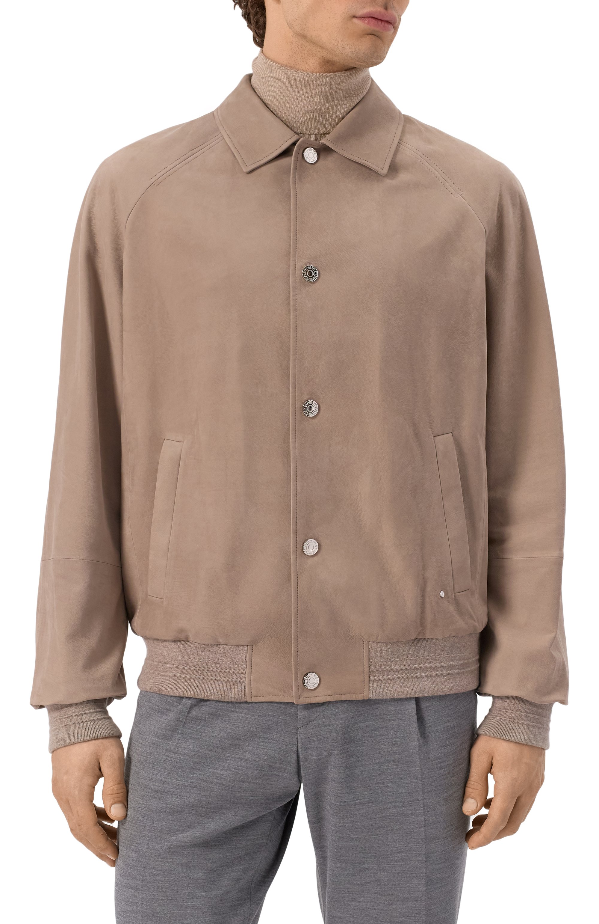 Кожаный бомбер STEFANO RICCI, арт. M7J5100100/MK0TG, фото 3