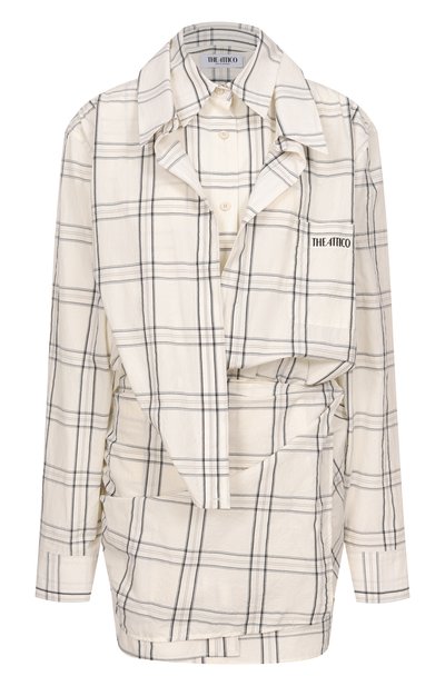 Женское хлопковое платье THE ATTICO, арт. 260WCA00458/CCC125AA