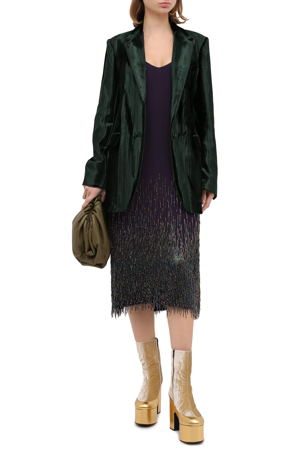 Жакет из вискозы и хлопка DRIES VAN NOTEN, арт. 202-10430-1250, фото 2