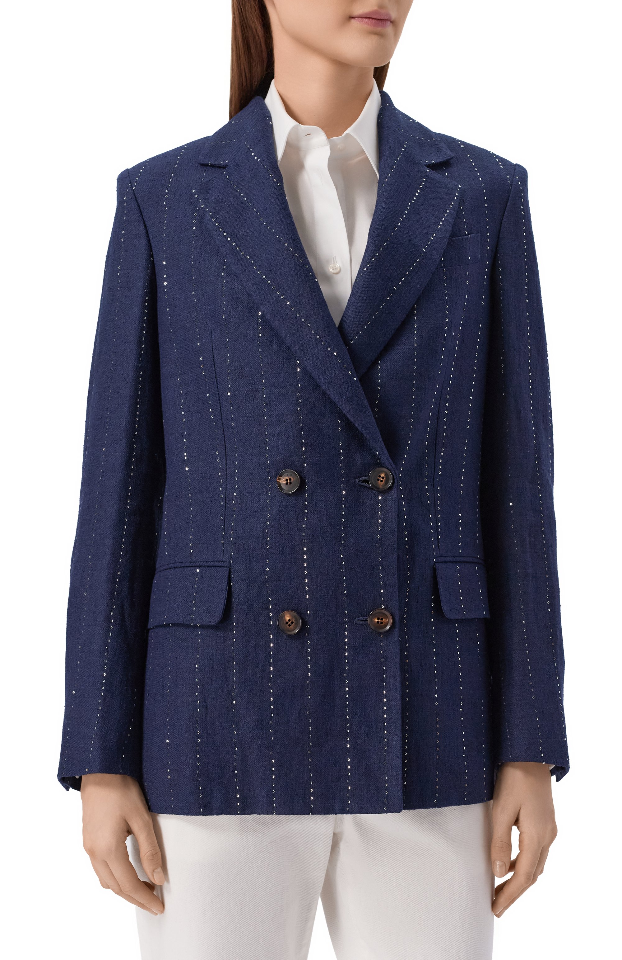 Жакет изо льна и шерсти KITON, арт. D60510K0940G, фото 3