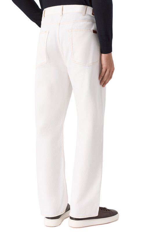 Джинсы Easy straight 7 For All Mankind 7T5H0C80-29X Белый  7T5H0C80-29X Фото 4