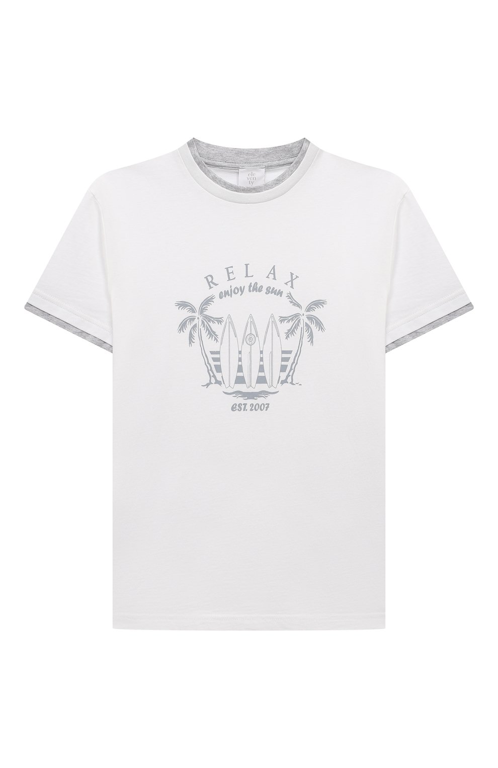 Хлопковая футболка ELEVENTY, арт. EU8P21 Z1292, фото 1