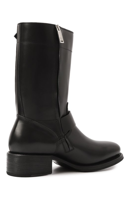 Кожаные сапоги Fonzie Dsquared2 ABM0085 01500001 Чёрный  ABM0085 01500001 Фото 5