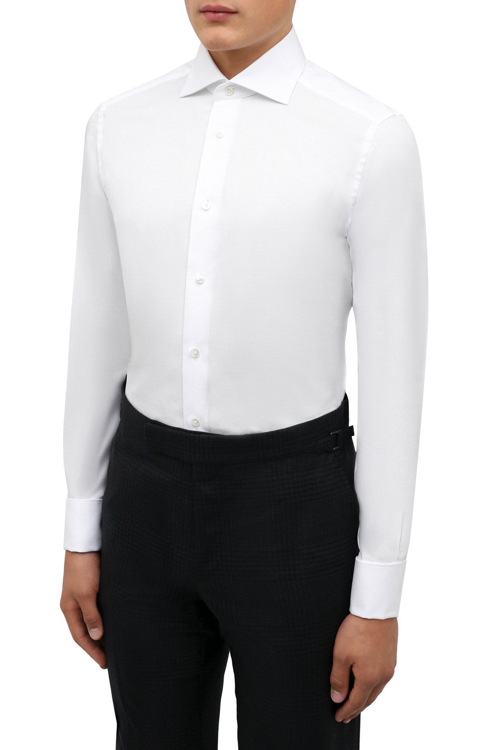 Хлопковая сорочка ZEGNA, арт. 203901/9MS4BA, фото 3