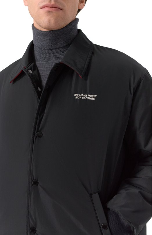 Утепленная куртка-рубашка Undercover UP2E4206 Чёрный  UP2E4206 Фото 5