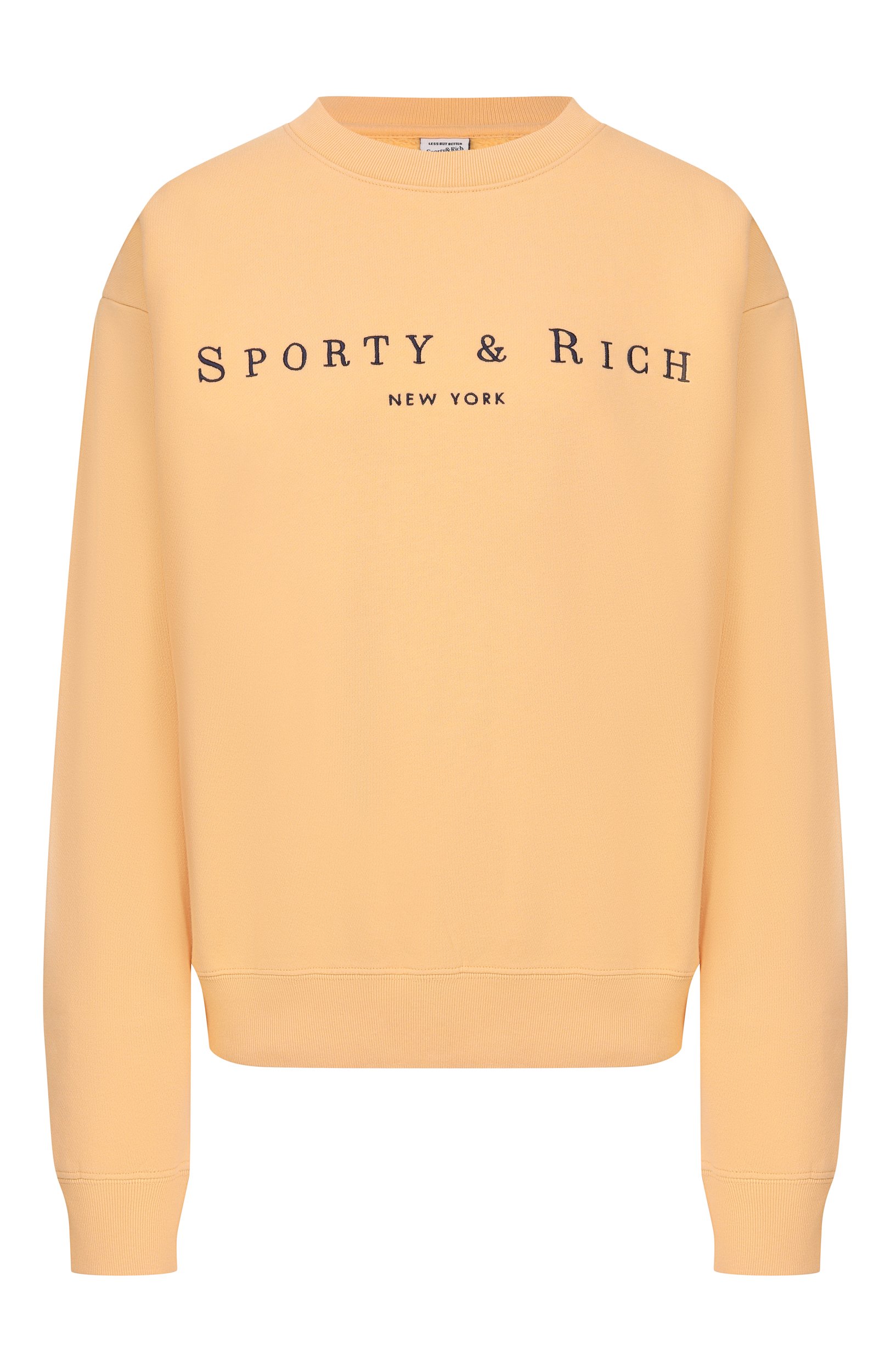 Хлопковый свитшот SPORTY AND RICH, арт. ST098712185YE35, фото 1