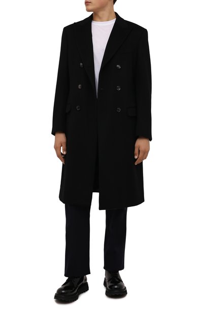 Пальто из шерсти и кашемира GIORGIO ARMANI, арт. 0WG0L05S/T00BU, фото 2