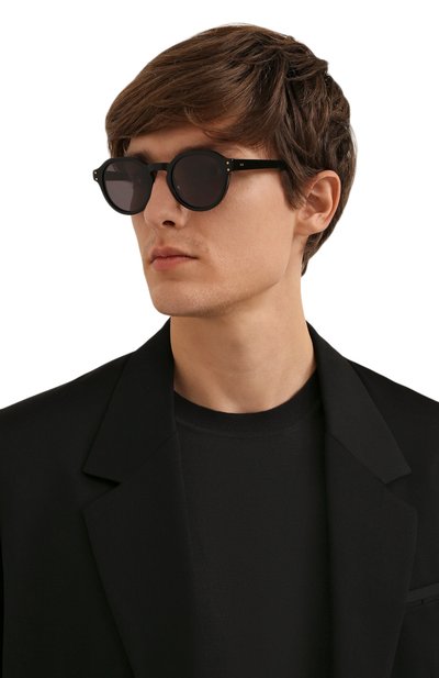 Солнцезащитные очки KALEOS черного цвета по цене 27000 руб., арт. C00PER C-001, фото 3 Солнцезащитные очки KALEOS, арт. C00PER C-001, фото 3