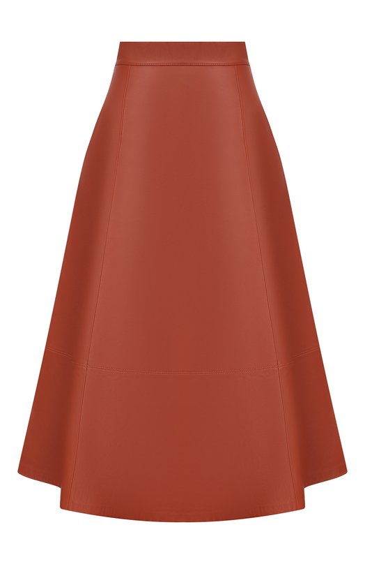 Кожаная юбка MVST M26.2PW.L906/L011 NAPPA Коричневый M26.2PW.L906/L011 NAPPA