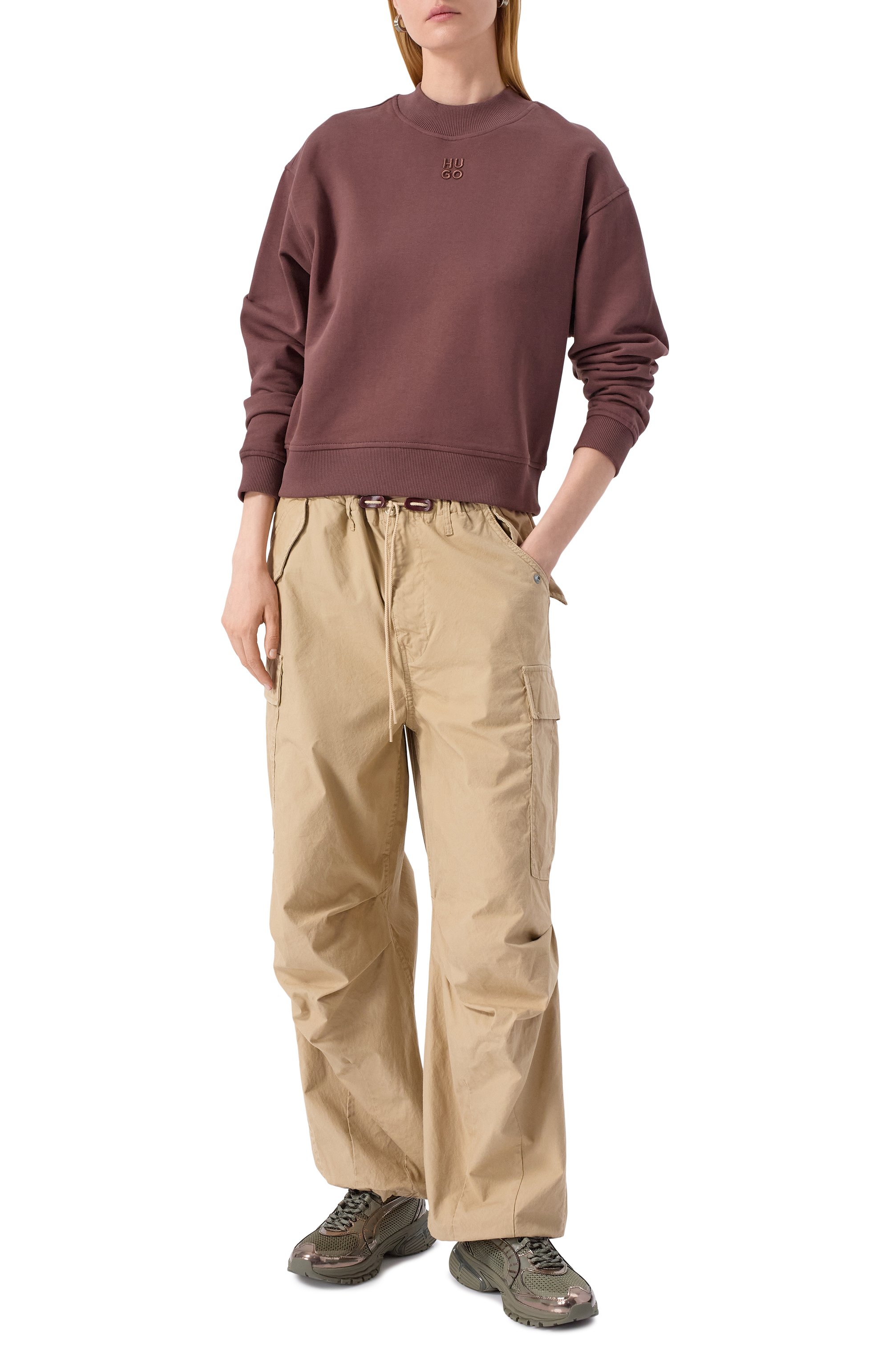 Хлопковый свитшот HUGO, арт. 50527463, фото 2