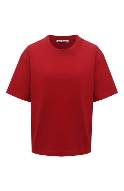 Женская хлопковая футболка ACNE STUDIOS, арт. AL0135