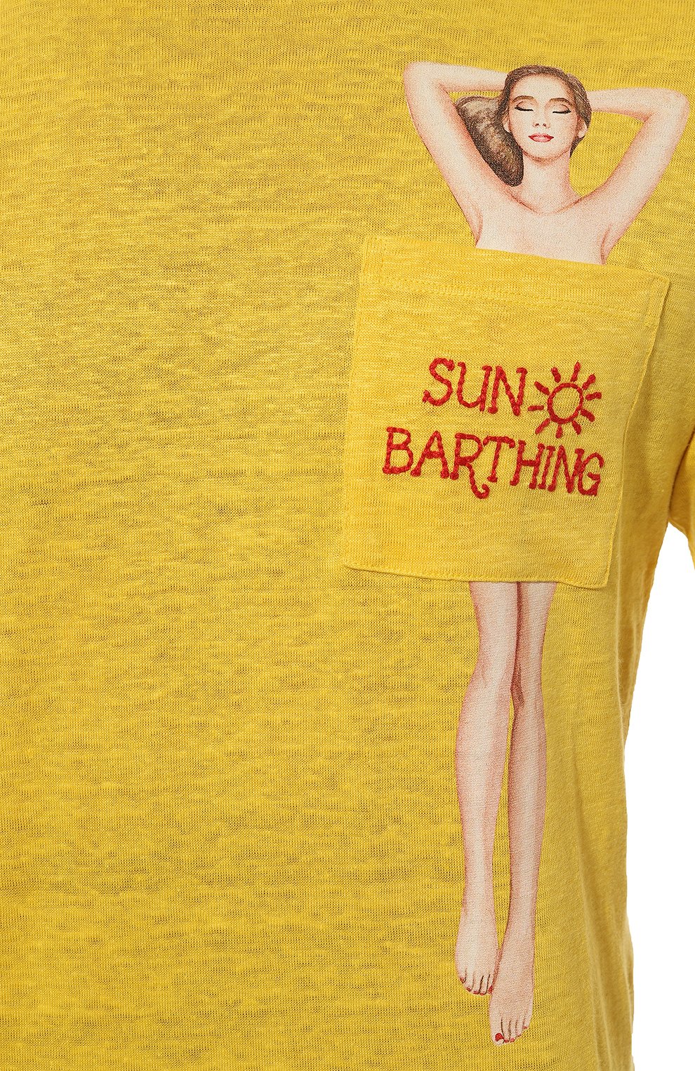 Льняная футболка MC2 SAINT BARTH, арт. STBM ECSTASEA/ECS0001/02925B, фото 5