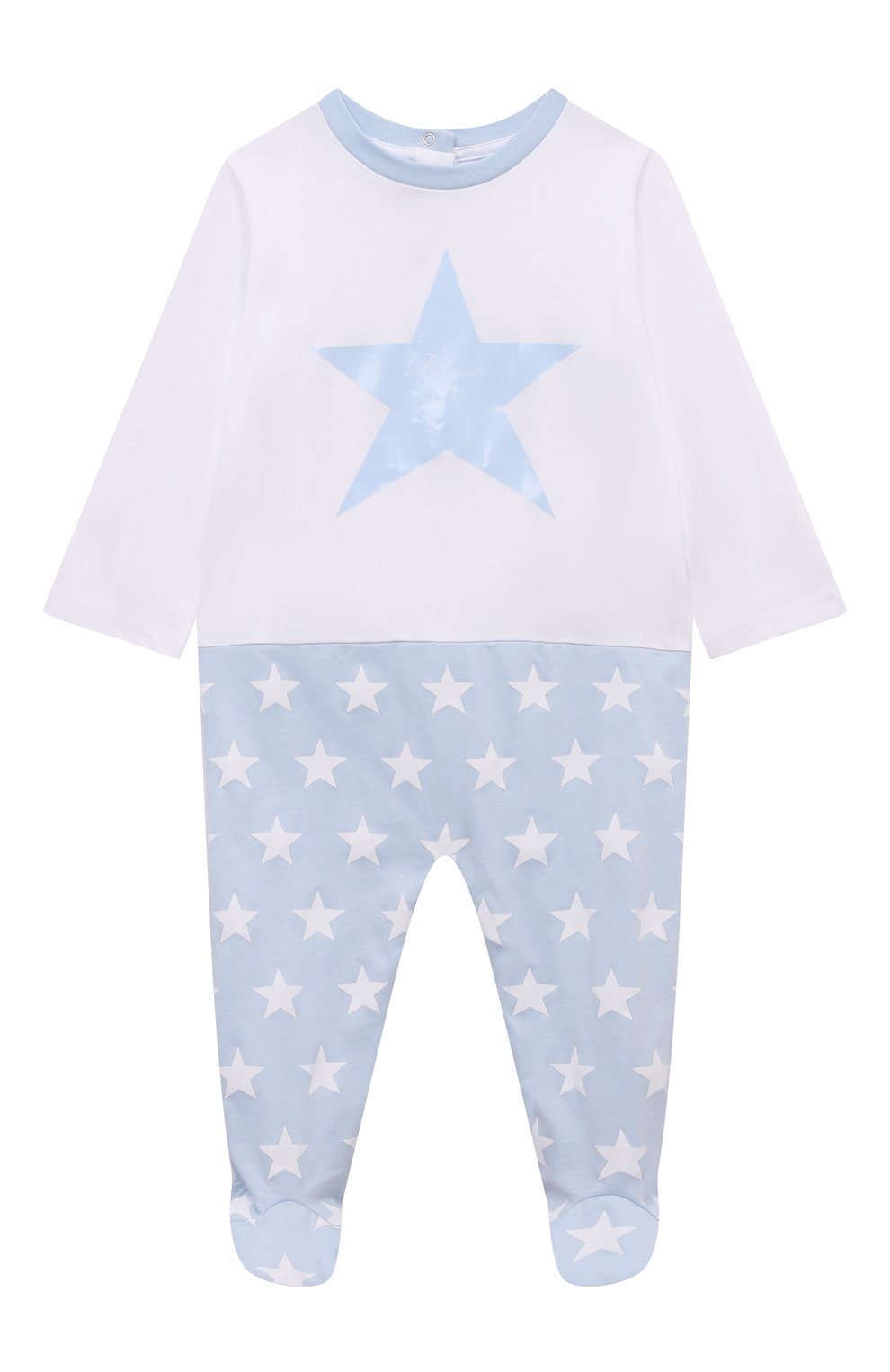 Комплект из трех предметов BALMAIN голубого цвета по цене 35150 руб., арт. BUB61A, фото 2 Комплект из трех предметов BALMAIN, арт. BUB61A, фото 2