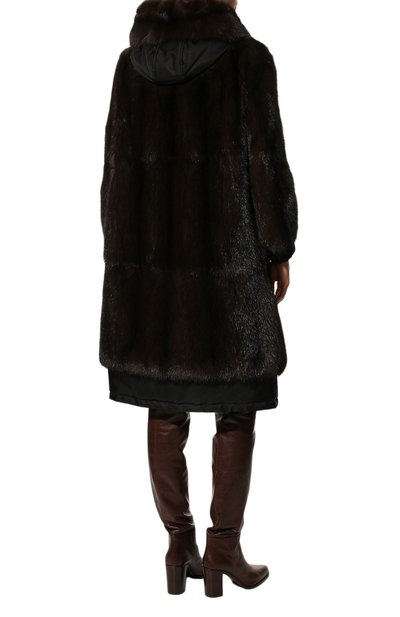 Шуба из меха соболя PRADA, арт. 166368-1Y46-F0192-211, фото 4