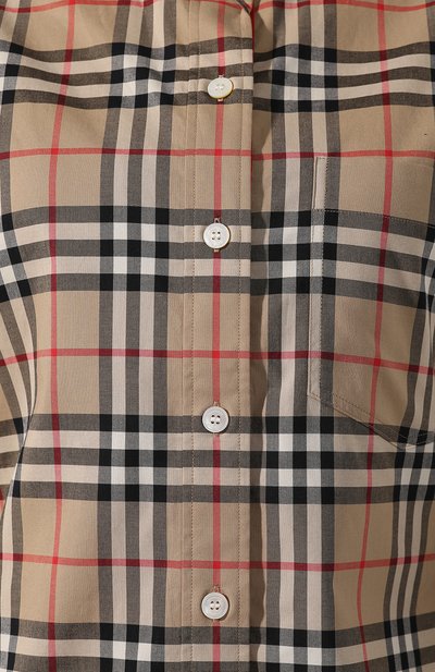 Хлопковая блузка BURBERRY, арт. 8009033, фото 5